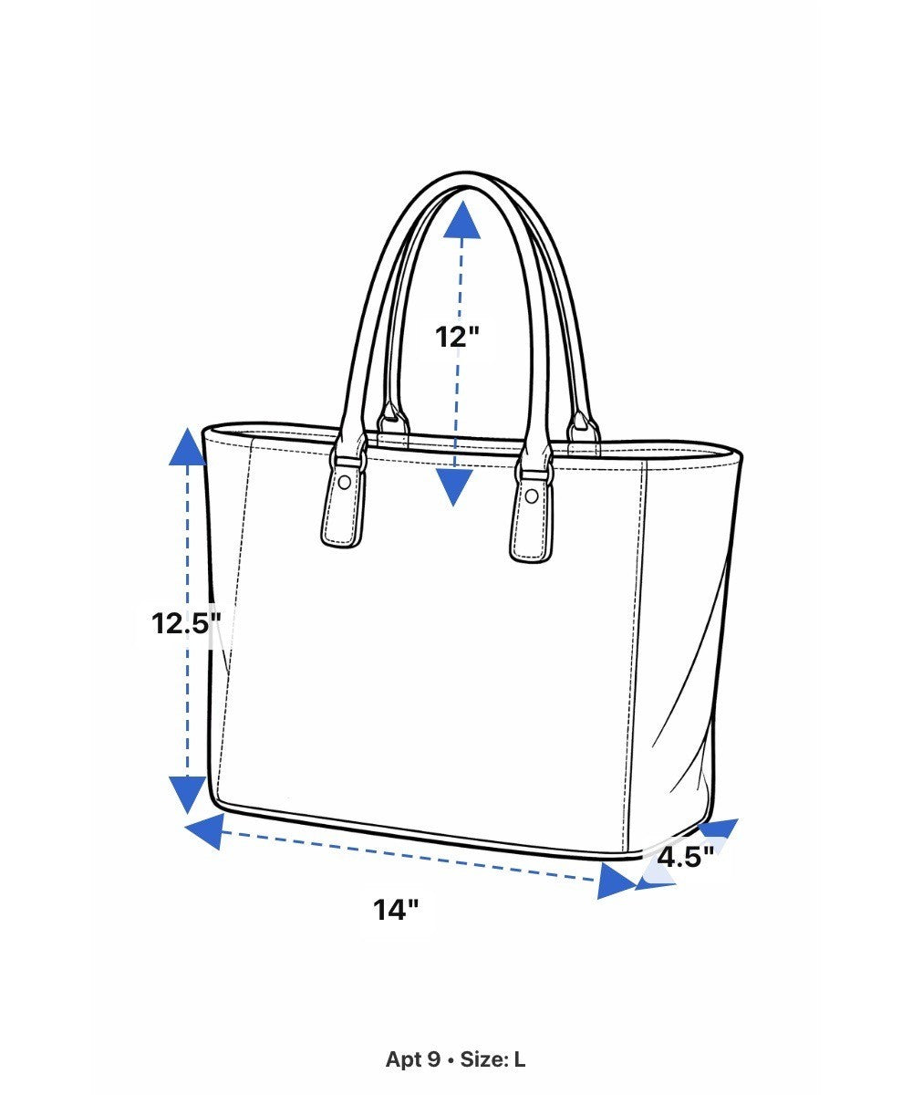 Apt. 9 Women’s Silver Faux Leather Top Strap Snap Closure Double Handle Tote Bag