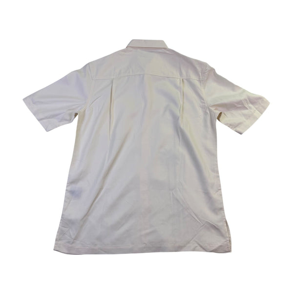 Weekender Mens White Embroidered Palm Tree Short Sleeve Shirt Size M