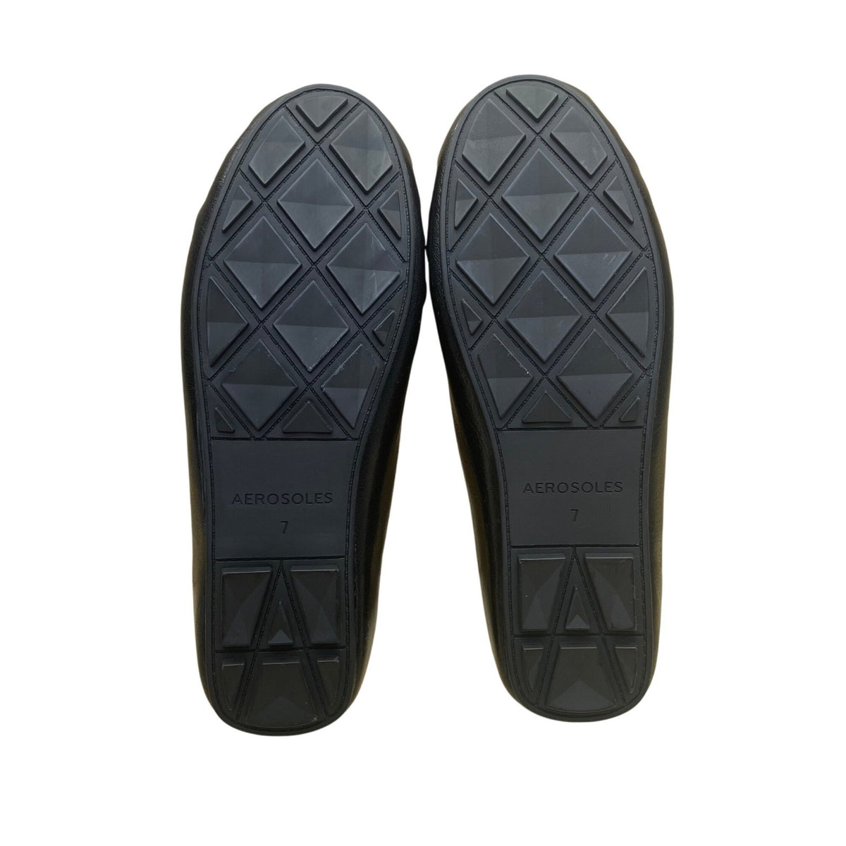 Aerosoles Women’s Black Leather Slip-On Moccasins Cody Moccasin Mules Size 7M