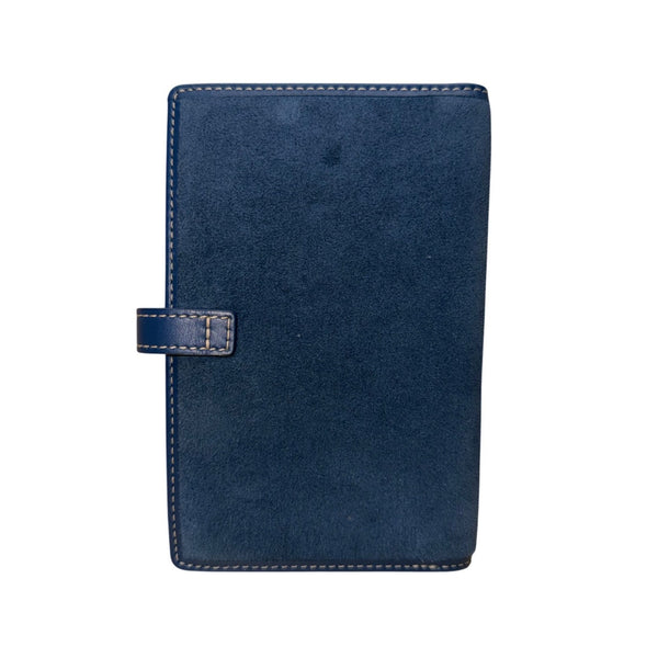 Coach Women’s Blue Suede With Gold Buckle Strap Mini Photo Album