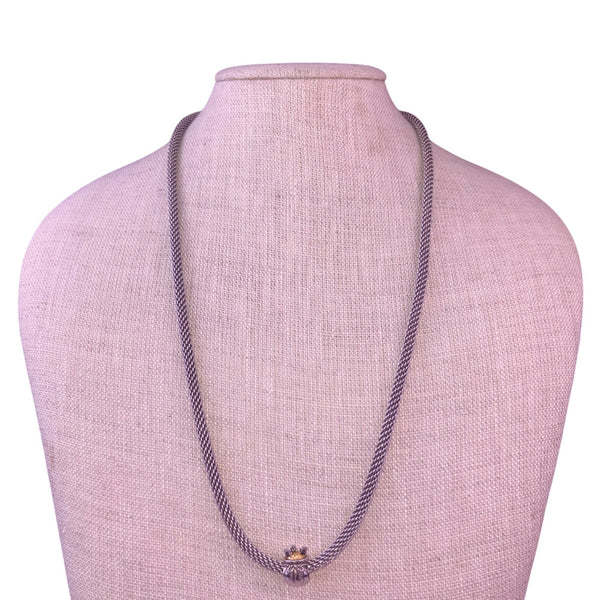 Brighton Womens Silver Tone Metal Money Bag Pendant Necklace Adjustable Length