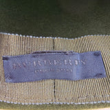 Coach Womens Burgundy Leather Bucket Hat M/L Adjustable Stylish Design