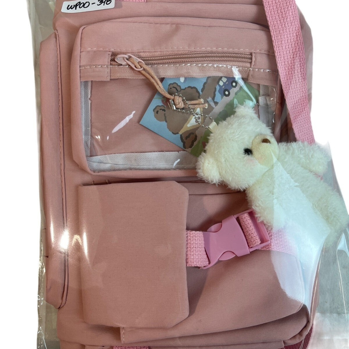 Cinnamoroll Kids Girls Old Pink Cute School Backpack Sz M