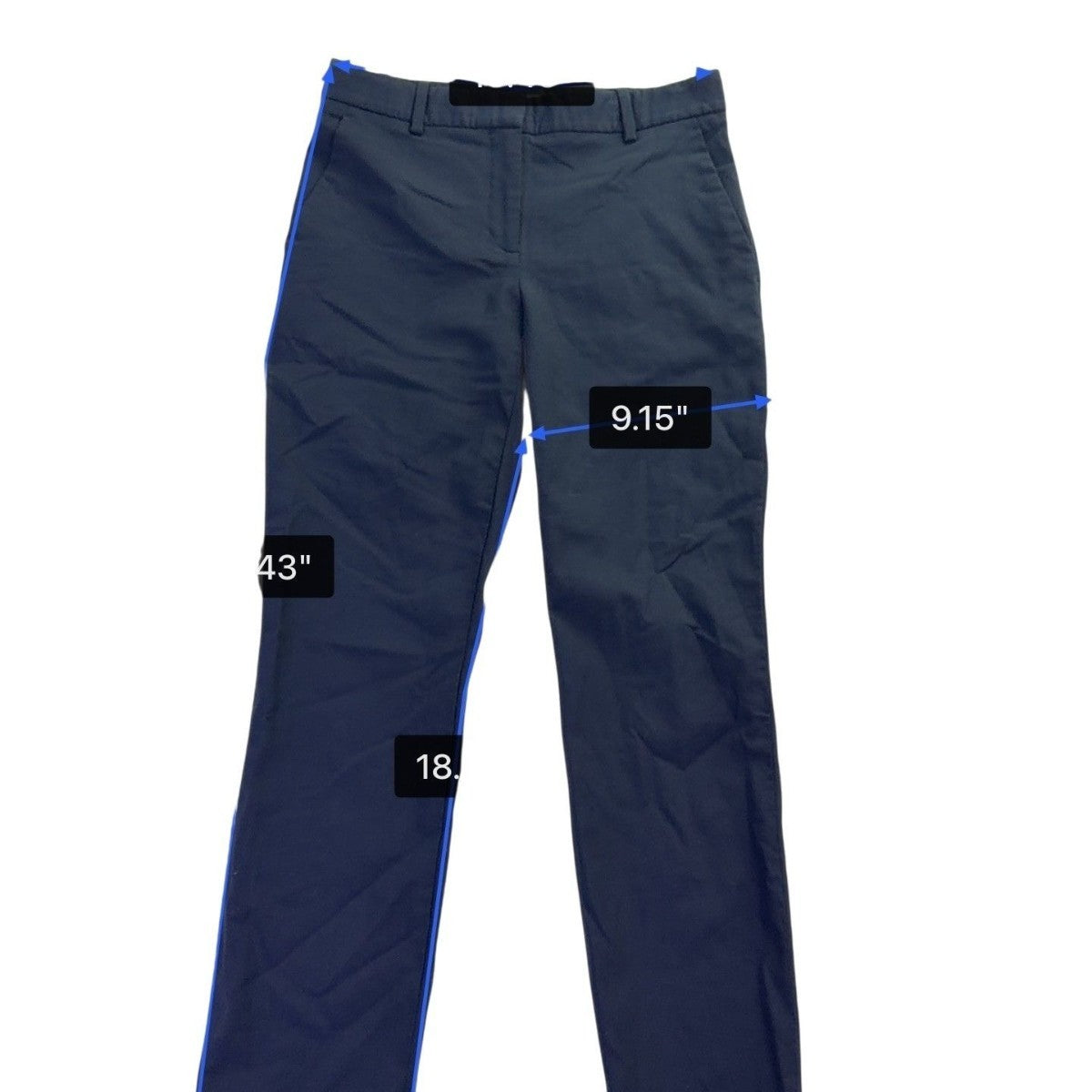 Theory Womens Black Straight-Leg Dress Pants Size 0