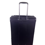 Delsey Unisex Black Expandable Spinner Wheels Rolling Travel Suitcase  Luggage