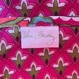 Vera Bradley Women’s Multicolor Quilted Paisley Large Pockets Fabric Tote Bag