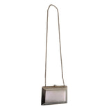 Charming Charlie Women's Gold Crossbody RSVP Evening Clutch Purse Sz S