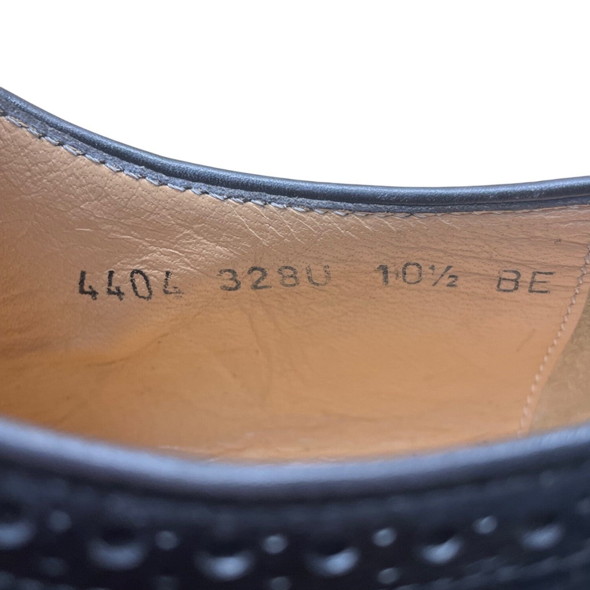Salvatore Ferragamo Men’s Black Leather Brogue Oxford Dress Shoes Size 10.5