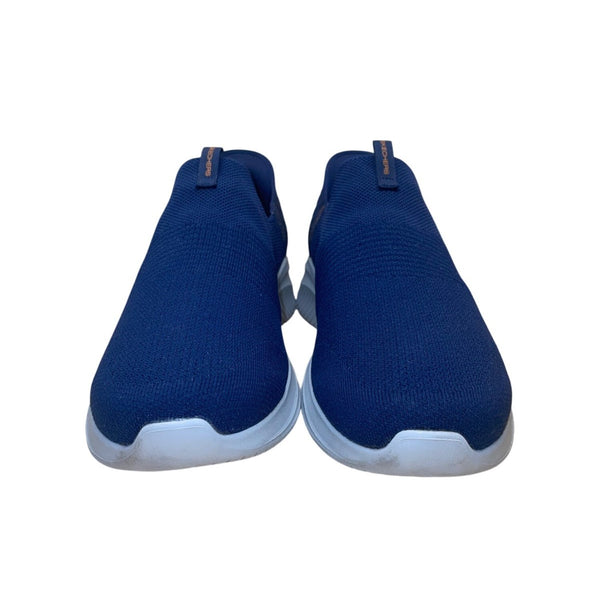 Skechers Men’s Navy Mesh Slip-Ins  Air-Cooled Memory Foam Sneakers Size 12