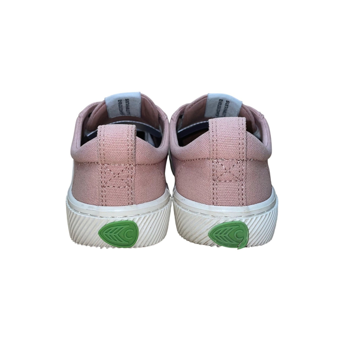 Cariuma Women’s Pink Canvas Low-Top Sneakers Ethically Lace-Up Casual Shoes Sz 6