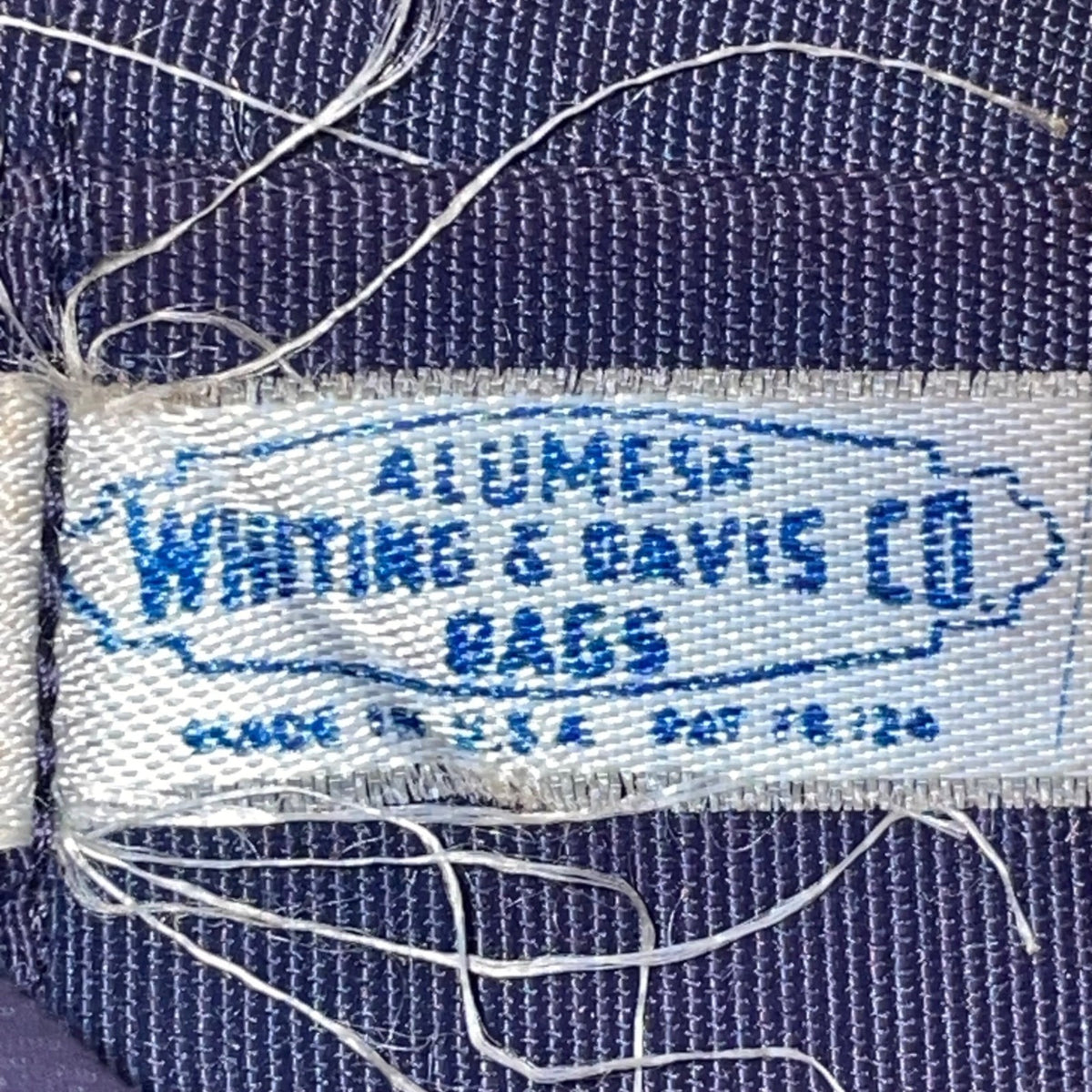 Vintage Whiting & Davis Women’s White Alumesh US Made Beaded Shoulder Bag