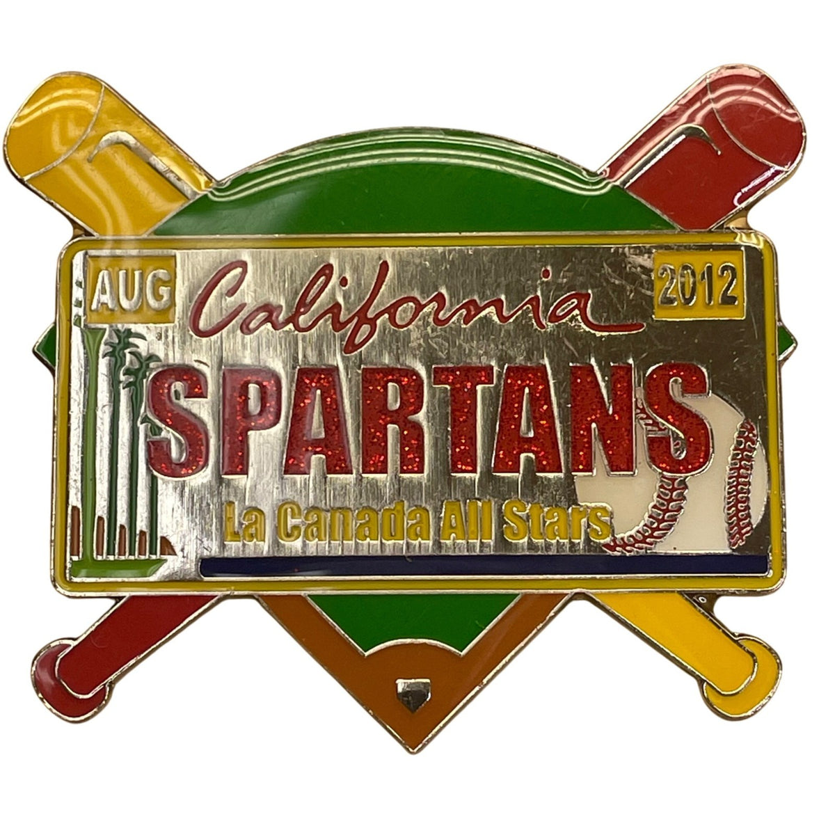California Spartans 2012 La Canada All Stars Baseball Trading Pin