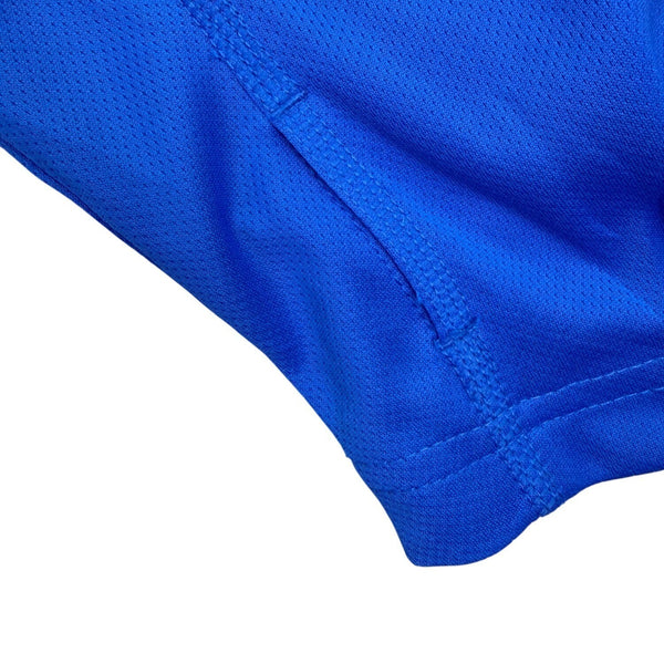 Adidas Mens Blue Long Sleeve ClimaLite Running Shirt W/ Orange Trim Size L