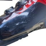 Salomon Unisex Red & Black Plastic 3D Buckles X7 Impact Ski Boots Size 26.5