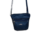Baggallini Women’s Navy Quilted Adjustable Strap Multiple Pockets Crossbody Bag