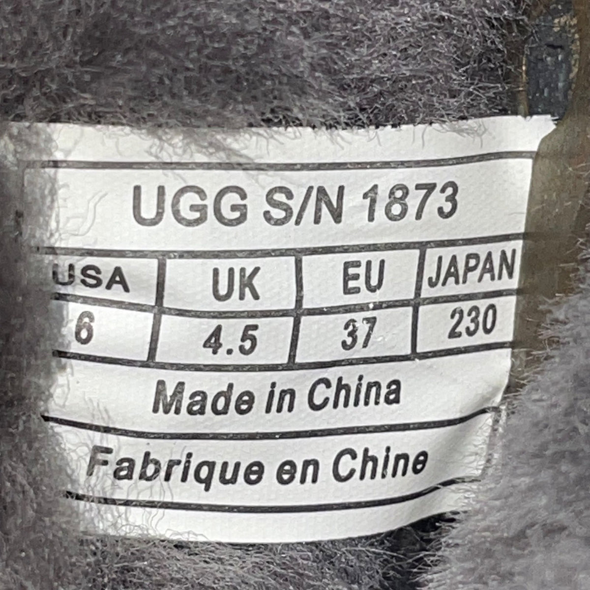 UGG Women’s Gray Suede Shearling-Lined Warm Button-Up Tall Boots Size 6
