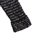 Ann Taylor LOFT Womens Black & White Tweed Cardigan Jacket Size SP