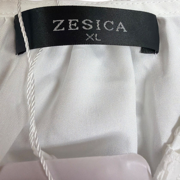Zesica Women’s White Eyelet Sleeveless Maxi Dress Size XL