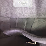 Express Womens Black Wide-Leg Stylist Pants Stylish Design Sz 12R