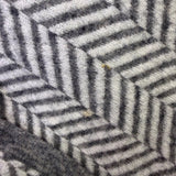 Ann Taylor Womens Gray Chevron Wool Blend Open Front Cardigan Sweater Size SP