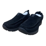 Lands End Men's Black Suede Casual Slip-On Loafers Shoes Size 8.5D
