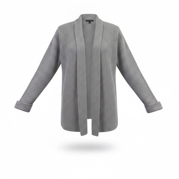 Banana Republic Womens Gray Knitted Cardigan Sweater Open Front Size XL