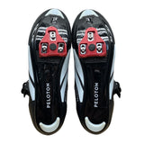 Peloton Men’s Black/White Adjustable Strap Buckle Cycling Shoes Cleats Sz 13US