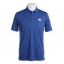 Adidas Mens Blue Polyester Polo Shirt  Embroidered Logo Short Sleeve Size XL