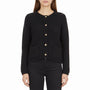 Cece Womens Black Cotton/Polyester Button-Front Cardigan Sweater Size M