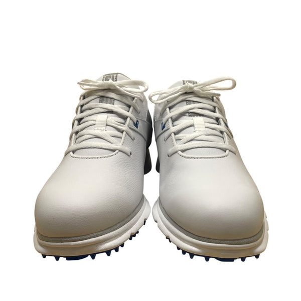 FootJoy Men’s White & Gray Premium Grip Pro SL Spikeless Golf Shoes Size 8.5M