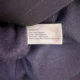 Portrait Womens Navy Hooded Long Coat Size 12P