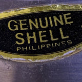 Genuine Shell Womens Silver Tone Crackle Mosaic Bangle Bracelet Philippines