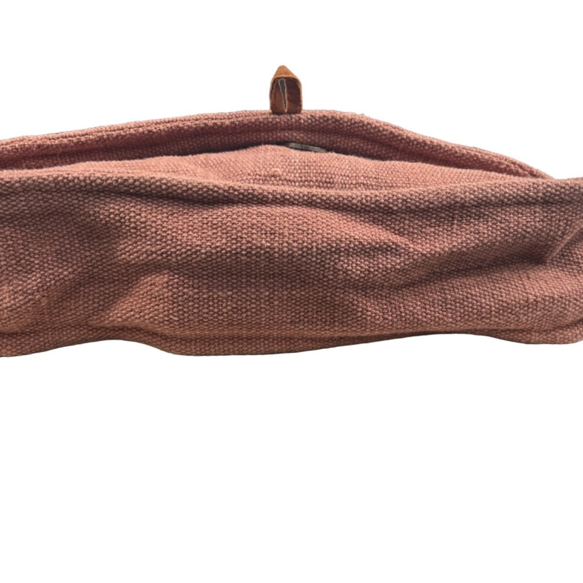 Kathmandu Imports Women's Brown Peace Symbol Embroidered Crossbody Bag Sz M