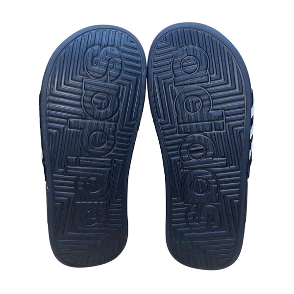 Adidas Men’s Black Synthetic Adjustable Adissage Slides Massage Sandals Size 7 