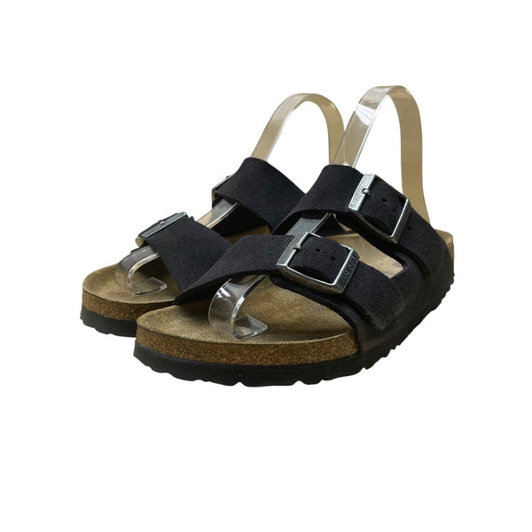 Birkenstock Women’s Gray Suede Adjustable Strap Soft Arizona Sandals Size  L8/M6