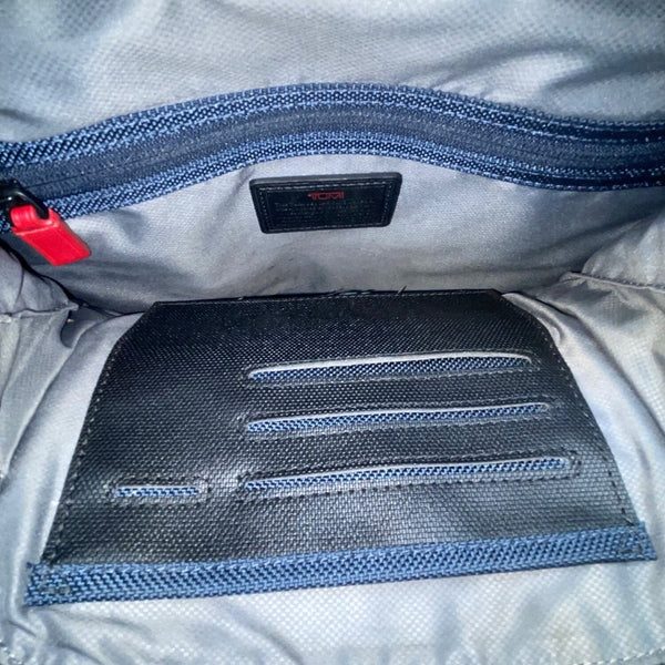 Tumi Men’s Black Nylon With Multiple Compartments Deluxe Laptop Backpack