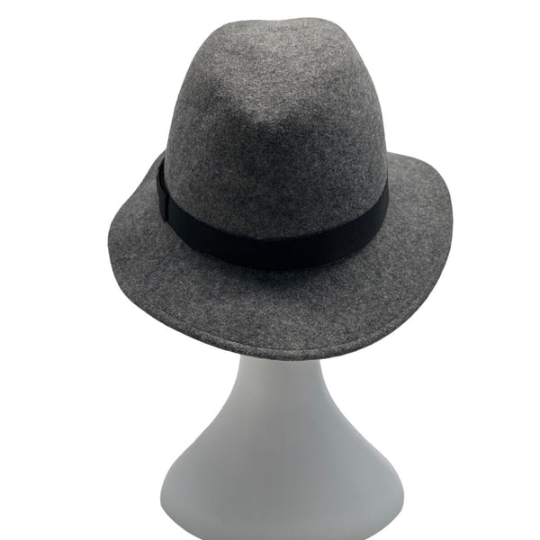Brigthes Georgeet Clyne Fine Clothes Gray Felt Fedora Hat