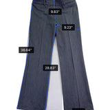 Loft Women Gray Original Fit Bootcut Dress Trousers Size 6