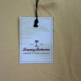 Tommy Bahama Mens Yellow Silk & Cotton Long Sleeve Polo Shirt Comfortable Sz XL