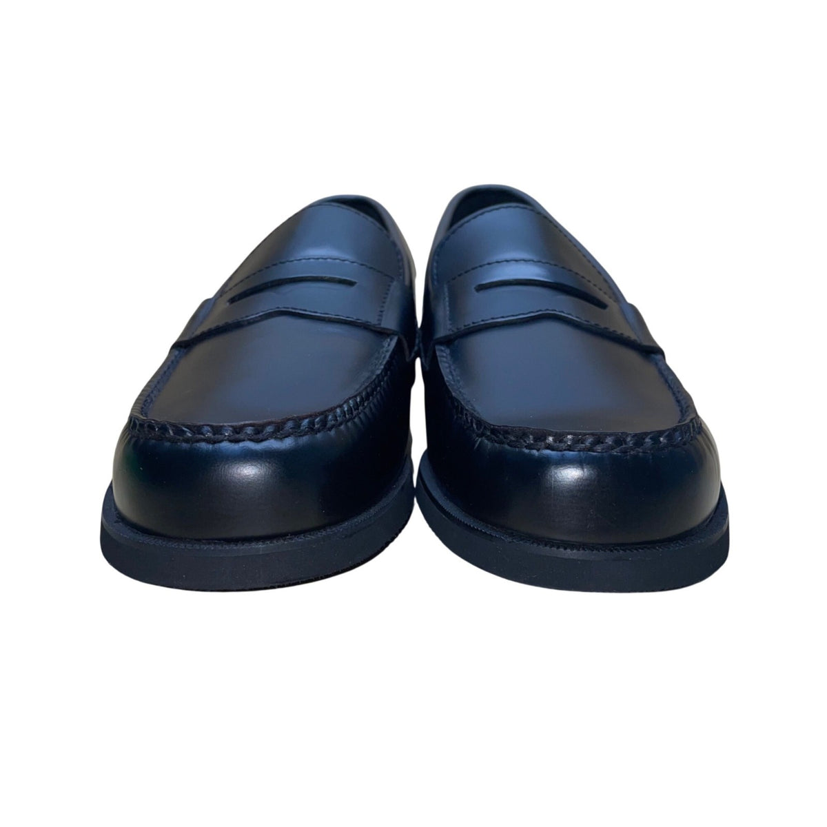 Capital By Rockport Men’s Black Leather Slip-On Endowment Penny Loafers Sz 11.5M