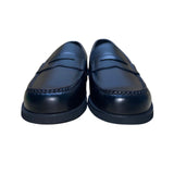 Capital By Rockport Men’s Black Leather Slip-On Endowment Penny Loafers Sz 11.5M