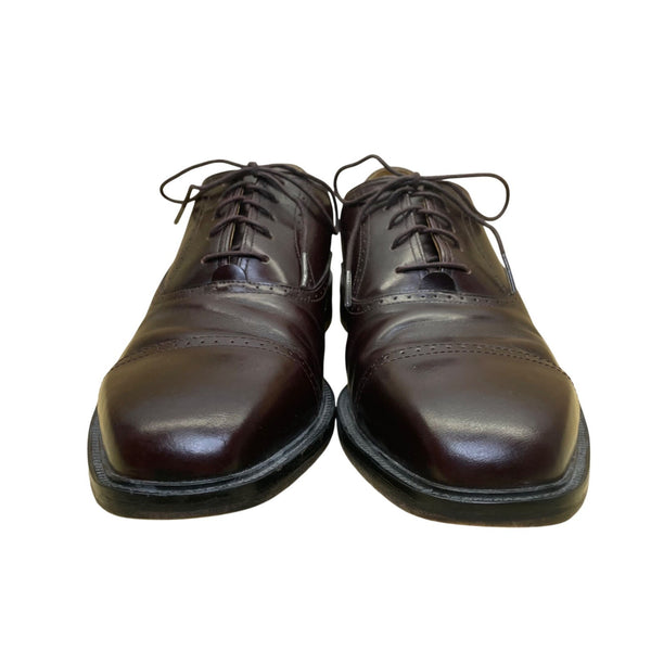 Rockport Men’s Burgundy Genuine Leather Cap Toe Reserve Oxford Shoes 9M