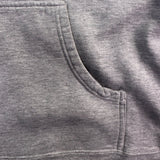 Reebok Grey Logo Hoodie Men’s Comfortable & Stylish Long Sleeves Size M