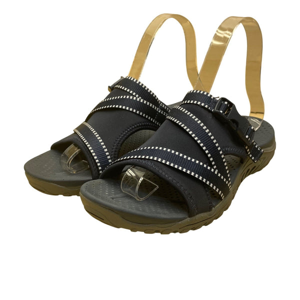 Skechers Women’s Navy Adjustable Strap Durable Outdoor Slide Sandals Size 7
