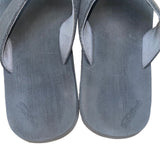 Grundéns Men’s Gray Foam Perforated Straps SeaDek Deckhand Flip-Flops Size 9