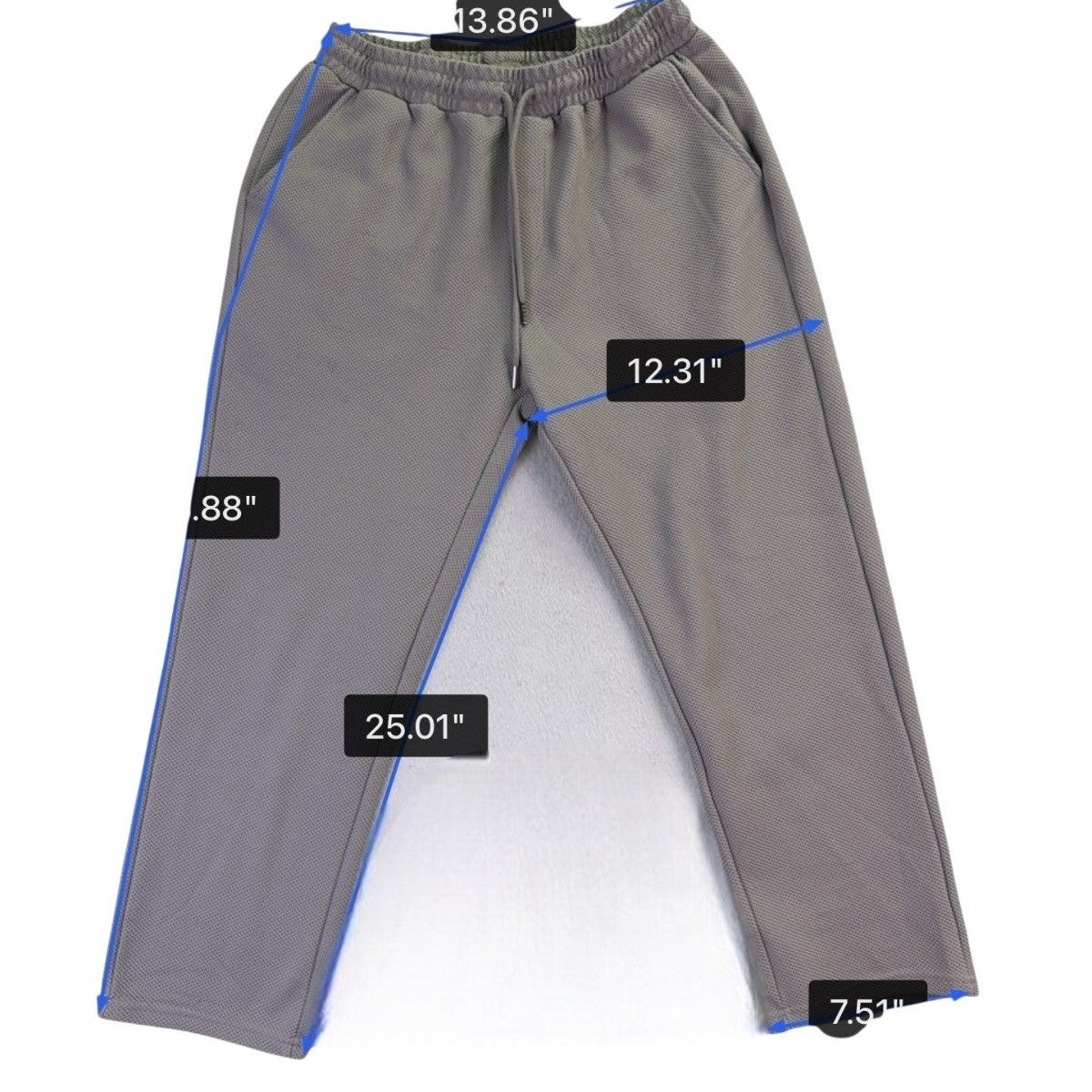 Coofandy  Womens Gray Tracksuit Zip Pullover & Elastic Waist Pants Size L