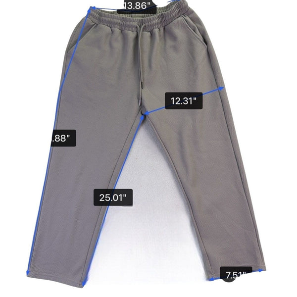 Coofandy  Womens Gray Tracksuit Zip Pullover & Elastic Waist Pants Size L