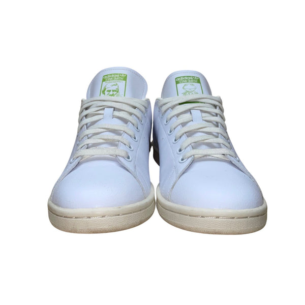 Adidas Stan Smith Men’s White & Green Kermit The Frog Lace Up Sneakers Size 9.5