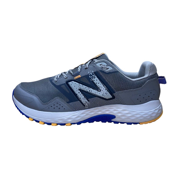 New Balance Men’s Gray & Blue T410 Arch Support Trail Running Shoes Size 14