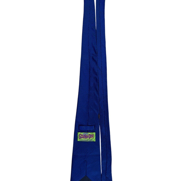 Scooby-Doo Mens Blue & Brown 100% Silk Handmade Cartoon Character Neck Tie